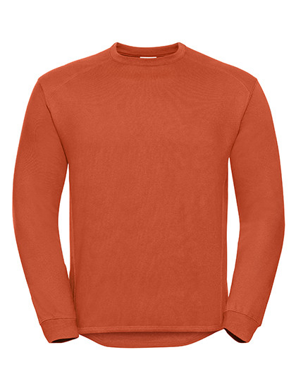 Russell Heavy Duty Workwear Sweatshirt Orange