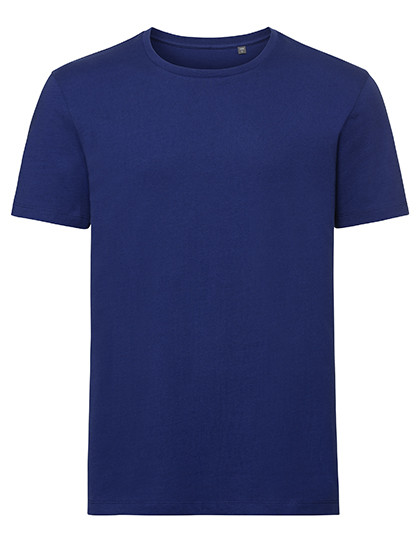Russell Pure Organic Men´s Pure Organic Tee Bright Royal