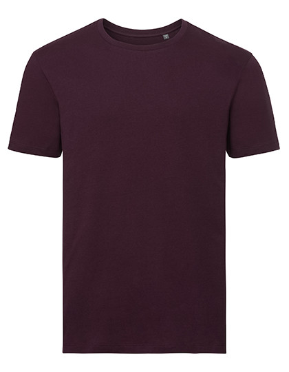 Russell Pure Organic Men´s Pure Organic Tee Burgundy