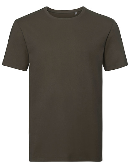 Russell Pure Organic Men´s Pure Organic Tee Dark Olive