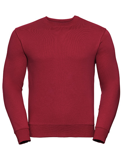 Russell Adults' Authentic Sweatshirt Classic Red