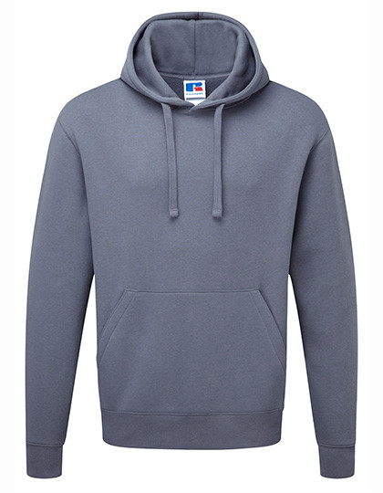 Russell Adults' Authentic Hooded Sweat Convoy Grey (Solid)