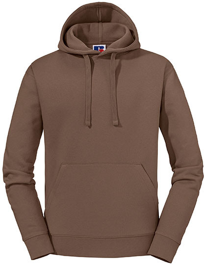 Russell Adults' Authentic Hooded Sweat Mocha