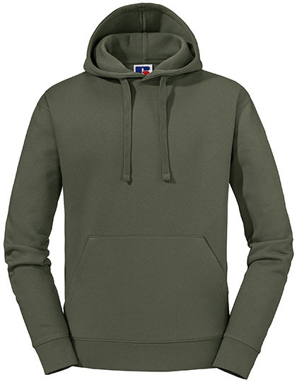 Russell Adults' Authentic Hooded Sweat Olive