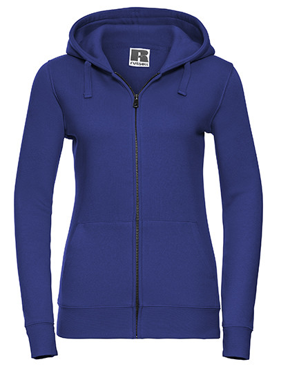 Russell Ladies´ Authentic Zipped Hood Jacket Bright Royal