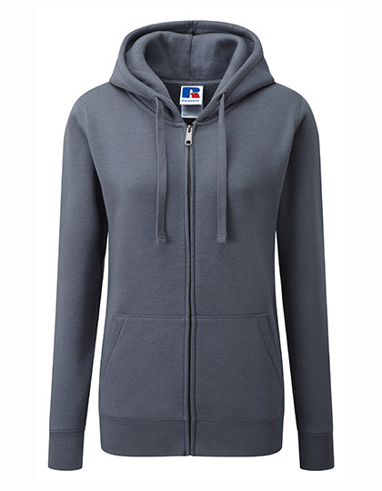 Russell Ladies´ Authentic Zipped Hood Jacket Convoy Grey (Solid)