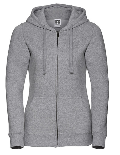 Russell Ladies´ Authentic Zipped Hood Jacket Light Oxford (Heather)