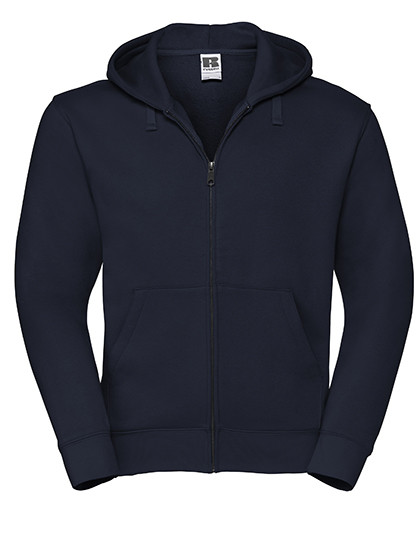 Russell Adults' Authentic Zipped Hood Jacket French Navy