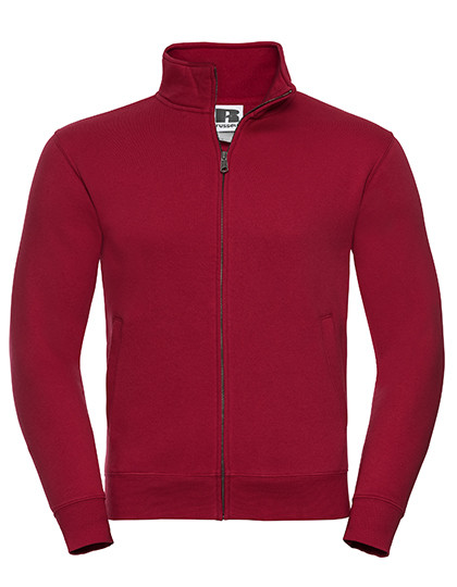 Russell Adults' Authentic Sweat Jacket Classic Red