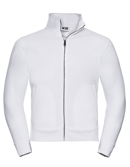 Russell Adults' Authentic Sweat Jacket White