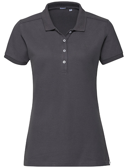 Russell Ladies´ Fitted Stretch Polo Convoy Grey (Solid)
