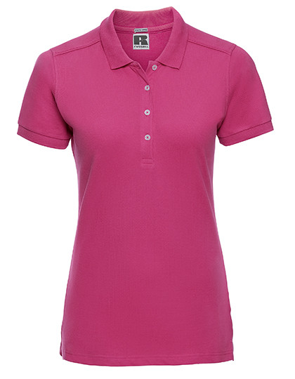 Russell Ladies´ Fitted Stretch Polo Fuchsia