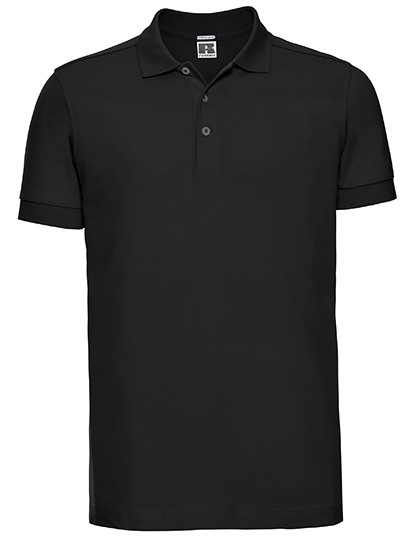 Russell Men´s Fitted Stretch Polo Black