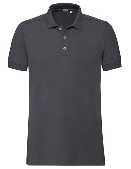 Russell Men´s Fitted Stretch Polo Convoy Grey (Solid)