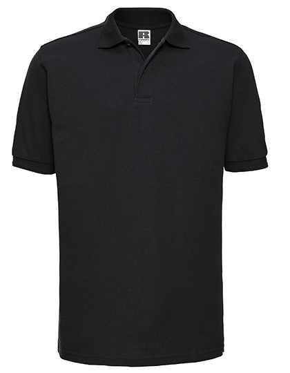 Russell Adults' Hardwearing Polo Black