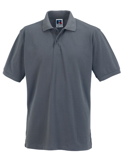 Russell Adults' Hardwearing Polo Convoy Grey (Solid)
