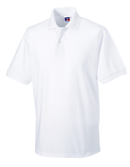 Russell Adults' Hardwearing Polo White