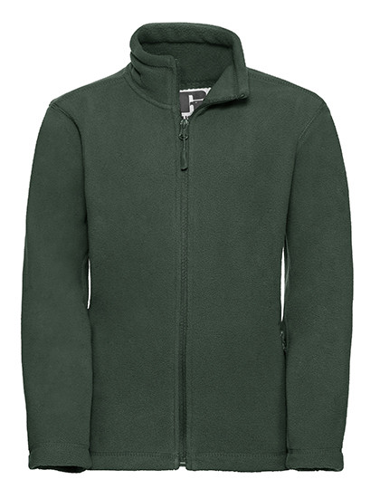 Russell Kids´ Full Zip Outdoor Fleece Bottle Green