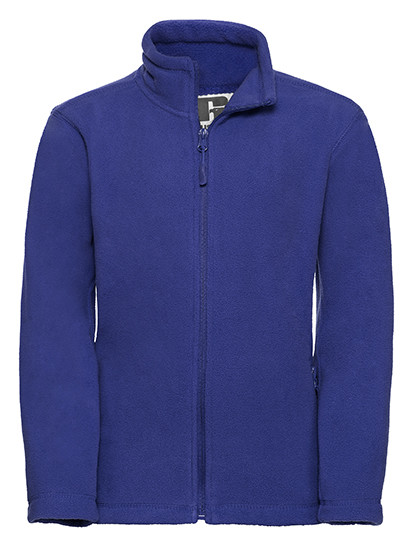 Russell Kids´ Full Zip Outdoor Fleece Bright Royal