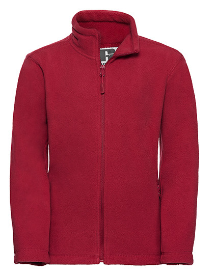 Russell Kids´ Full Zip Outdoor Fleece Classic Red