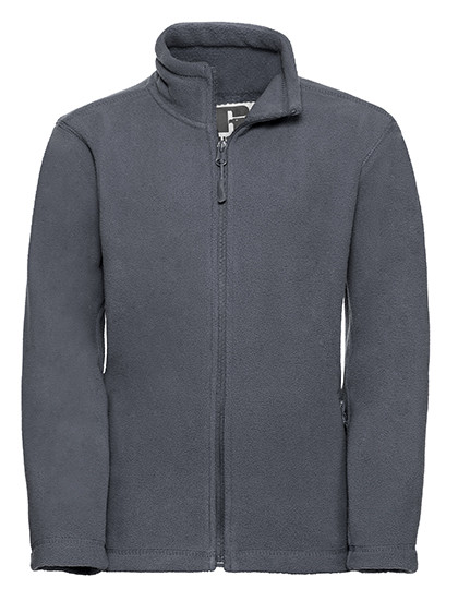 Russell Kids´ Full Zip Outdoor Fleece Convoy Grey (Solid)