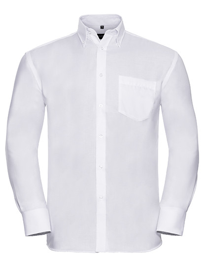 Russell Collection Men´s L/S Ultimate Non-Iron Shirt White
