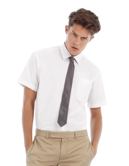 B&C Twill Shirt Sharp Short Sleeve
