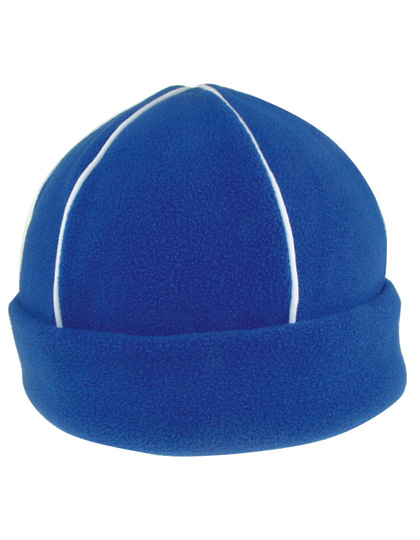  Micro-Fleece Mütze mit Paspel