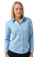 Russell Collection Ladies´ Long Sleeve Classic Oxford Shirt