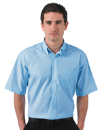 Russell Collection Men´s Short Sleeve  Classic Oxford Shirt