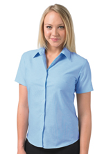 Russell Collection Ladies´ Short Sleeve Classic Oxford Shirt